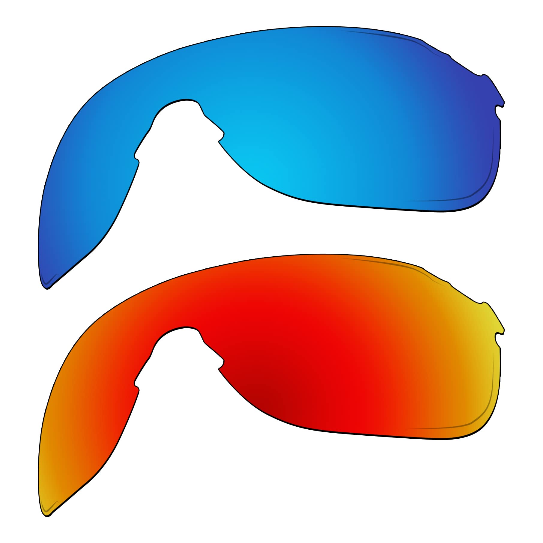 Amazon | [EZReplace] 交換用 レンズ Oakley EV Zero Stride OO9386